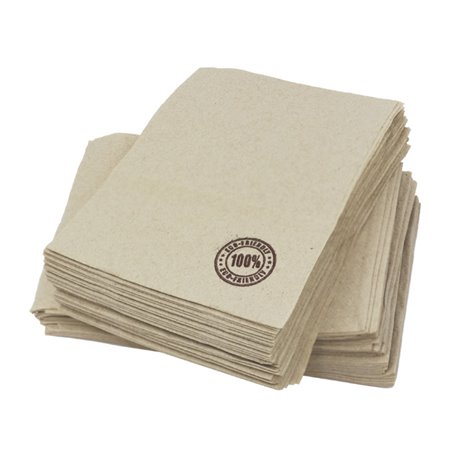Guardanapos de Papel Eco "Recycled" 17x17cm (200 Uds)