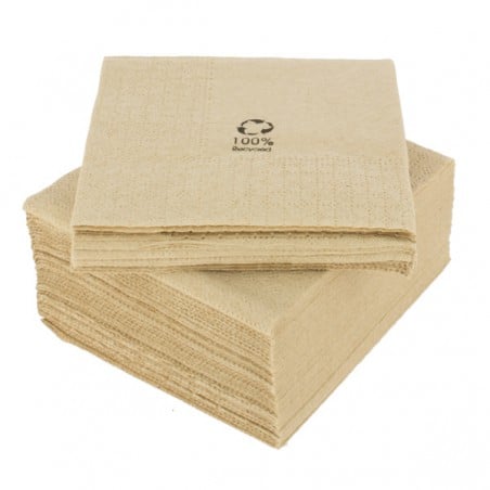 Guardanapos Papel Eco "Recycled" 20x20cm (100 Uds)