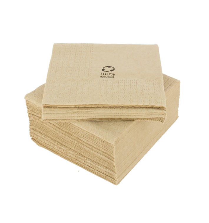 Guardanapos Papel Eco "Recycled" 20x20cm (6000 Uds)