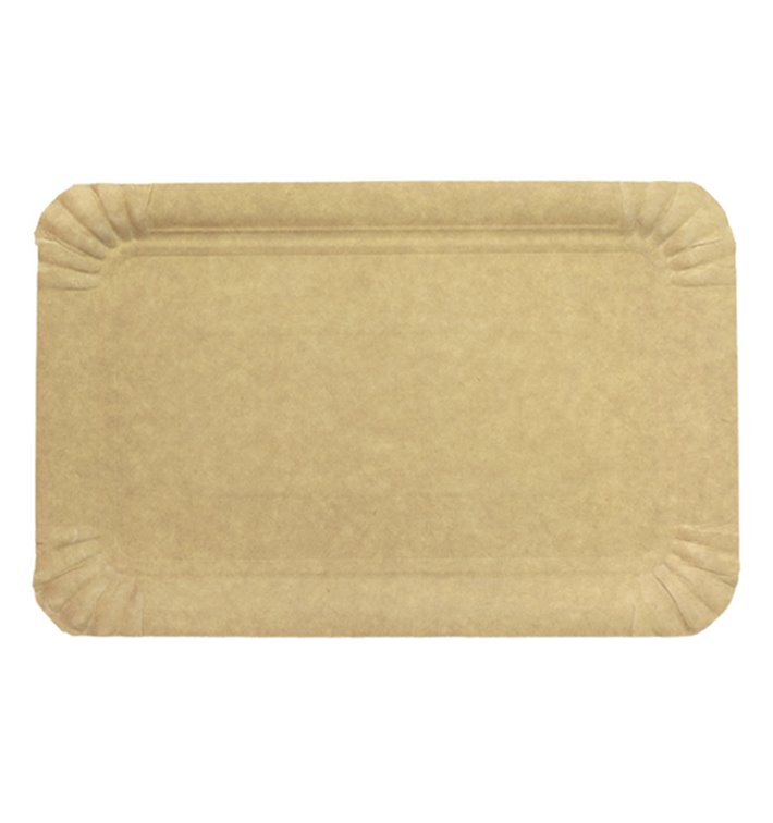 Bandeja de Cartão Rectangular Kraft 14x21 cm (2000 Uds) Bandeja de Cartão Rectangular Kraft 14x21 cm (2000 Uds)