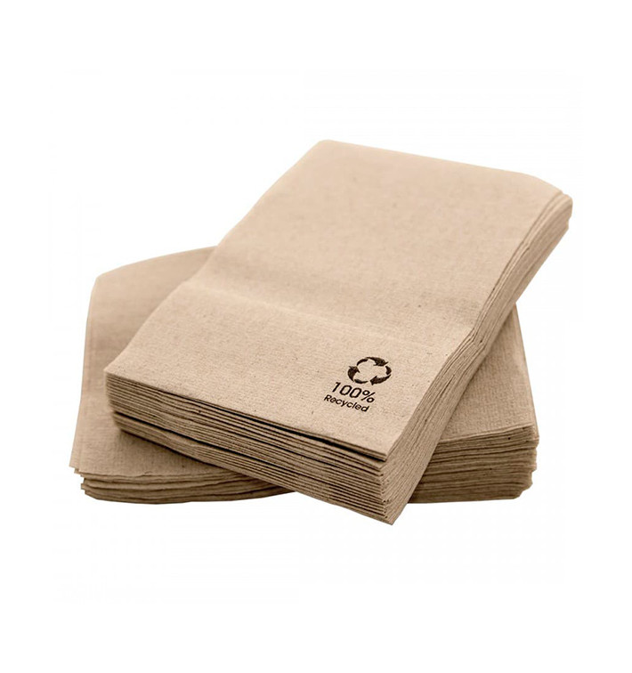 Guardanapos Papel Miniservis Eco Kraft 17x17cm (200 Uds) Guardanapos Papel Miniservis Eco Kraft 17x17cm (200 Uds)