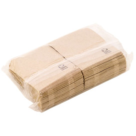 Guardanapos Papel Miniservis Eco Kraft 17x17cm (200 Uds)