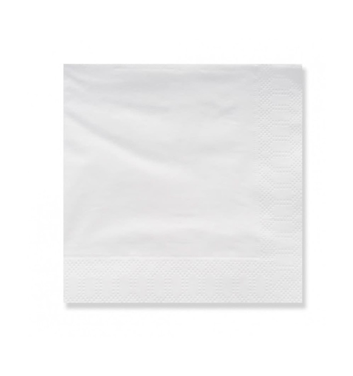Guardanapos Papel Branco 20x20cm 3 Folhas (4.800 Uds) Guardanapos Papel Branco 20x20cm 3 Folhas (4.800 Uds)