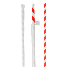 Palhinhas Direitas de Cores Embaladas Ø6mm 20cm (6000 Uds)
