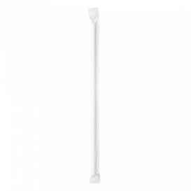 Palhinha Direita Papel Branco Embalada Ø6mm 19,7cm (3000 Uds)