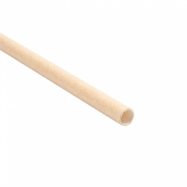 Palhinha Direita Embalada Papel Kraft Ø6mm 20cm (100 Uds)