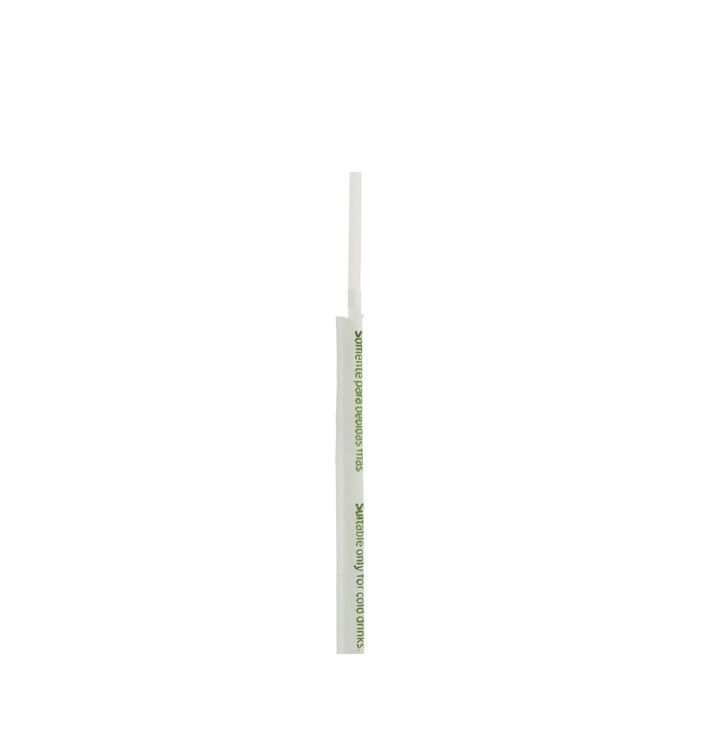 Palhinha Flexíve Embalada PLA Branco Ø5mm 21cm (250 Uds) Palhinha Flexíve Embalada PLA Branco Ø5mm 21cm (250 Uds)