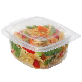 Embalagem Bisagra PP Transparente 750ml 142x123mm (50 Uds)
