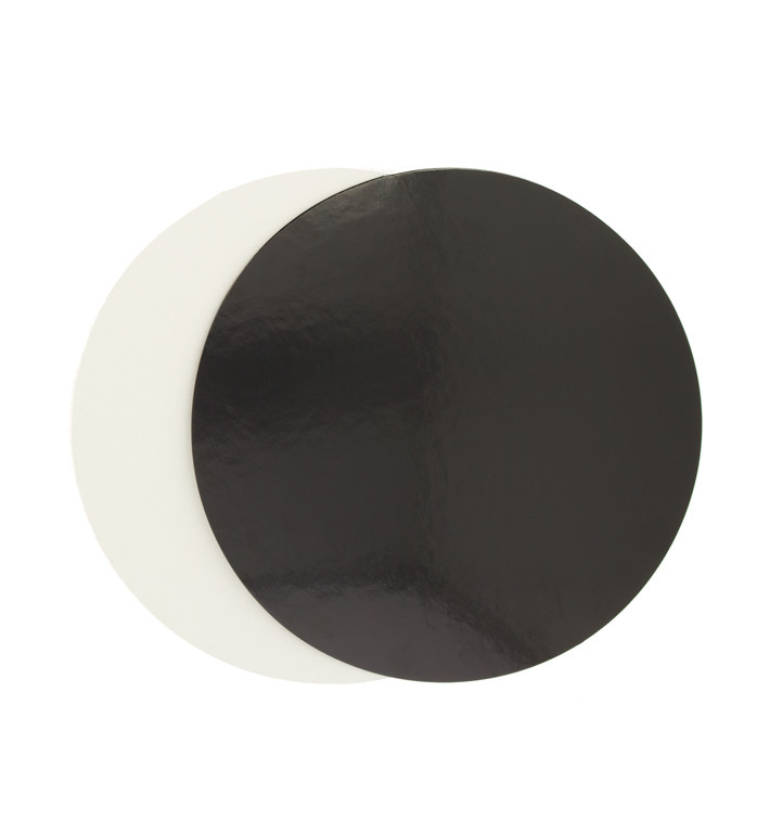 Disco de Cartão Preto e Branco 230mm (100 Uds) Disco de Cartão Preto e Branco 230mm (100 Uds)