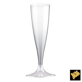 Copo Flute PLA Biodegradavél Transparente 140ml 2P (20 Uds)