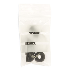 Saco Polietileno Fecho zip e Banda Escrever 7x10cm G200 (1000 Uds)