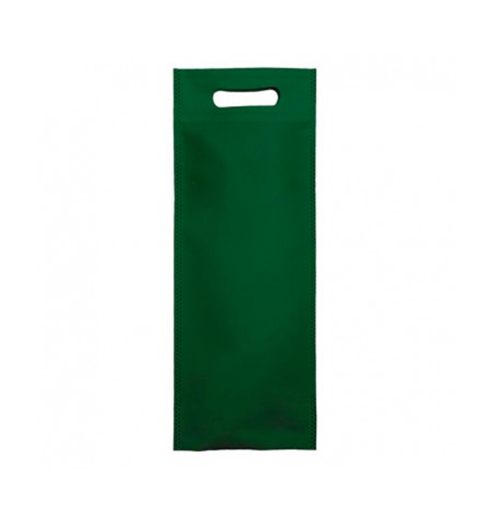 Saco Não Tecido para Garrafa de Vinho Verde 17+10x40cm (25 Uds) Saco Não Tecido para Garrafa de Vinho Verde 17+10x40cm (25 Uds)