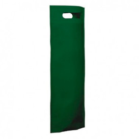 Saco Não Tecido para Garrafa de Vinho Verde 17+10x40cm (200 Uds)