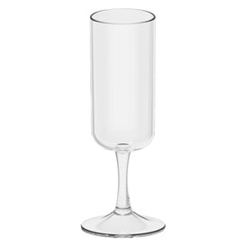 Copo Flute Pé Baixo "Essenza" Tritan 125ml (1 Un)