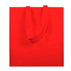 Saco Não Tecido com Asas Longas Vermelho 38x42cm (25 Uds)