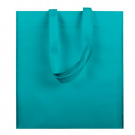 Saco Não Tecido com Asas Longas Água-Marinha 38x42cm (25 Uds)