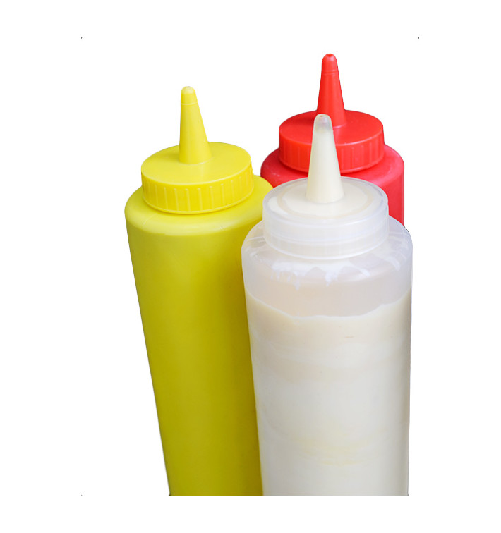 Frascos para Molhos Plastico Rojo 240ml (72 Uds) Frascos para Molhos Plastico Rojo 240ml (72 Uds)
