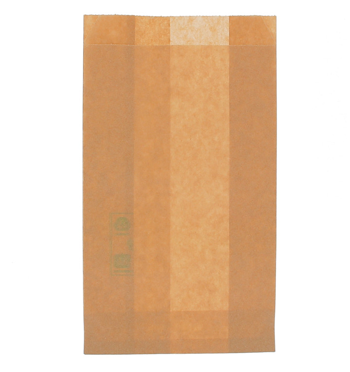 Saco de Papel Antigordura Kraft 12+6x20cm (1000 Uds) Saco de Papel Antigordura Kraft 12+6x20cm (1000 Uds)
