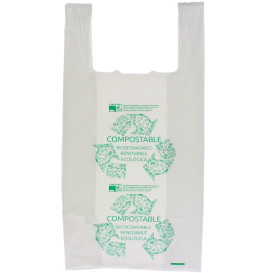 Saco Plastico Alça Biodegradável 100% 40x50cm (1800 Uds)