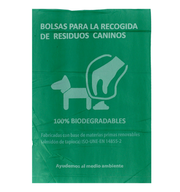 Saco Plastico de excrementos cão 100% bio 20x33cm (100 Uds) Saco Plastico de excrementos cão 100% bio 20x33cm (100 Uds)