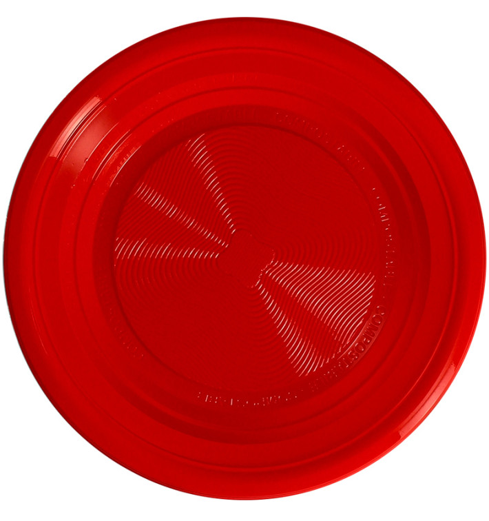 Prato Amido Milho PLA Profundo Vermelho Ø220 mm (25 Unidades) Prato Amido Milho PLA Profundo Vermelho Ø220 mm (25 Unidades)