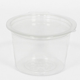 Copo Redonda Bisagra APET Transparente 80ml Ø70mm (50 Uds)