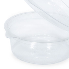 Copo Redonda Bisagra APET Transparente 250ml Ø120mm (40 Uds)