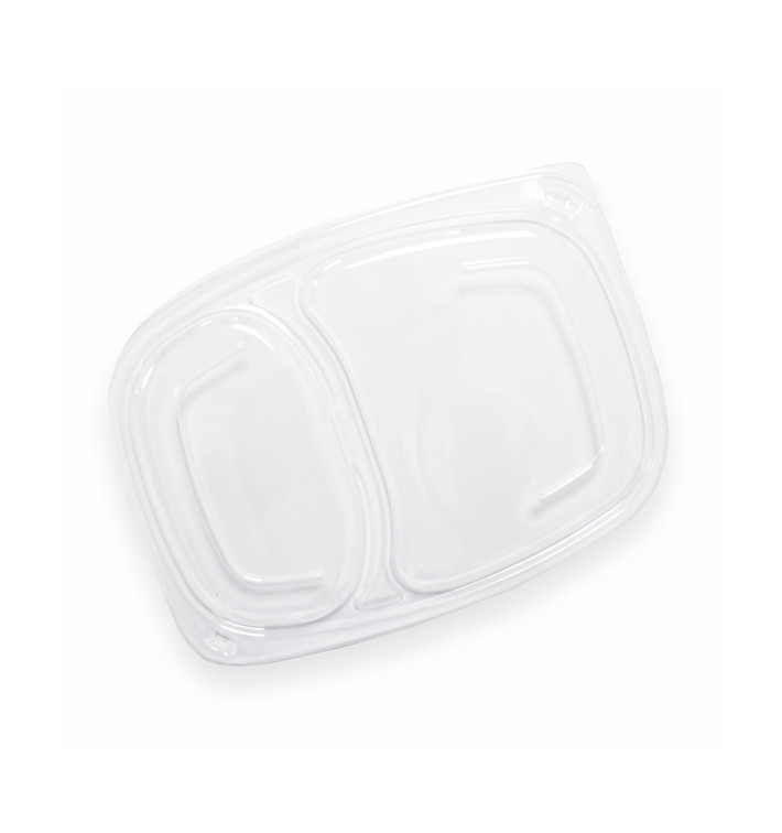 Tampa OPS Transparente Embalagem 2C 1050/1250ml 255x189x20mm (320 Uds)