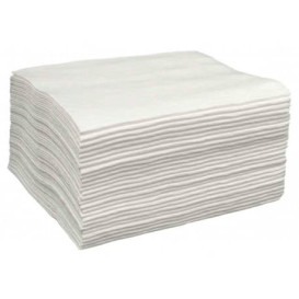 Toalha Spunlace Cabaleireiros Branco 40x80cm 43g/m² (700 Uds) 