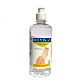 Gel Sanitário Antibacteriano Hidroalcoólico 500ml (1 Ud)