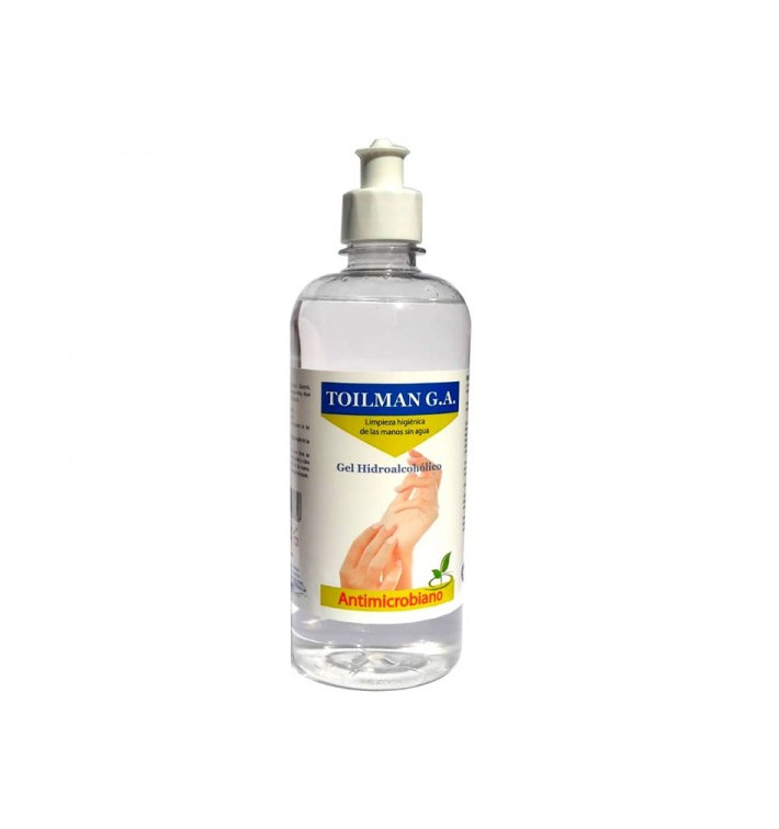 Gel Sanitário Antibacteriano Hidroalcoólico 500ml (1 Ud) Gel Sanitário Antibacteriano Hidroalcoólico 500ml (1 Ud)