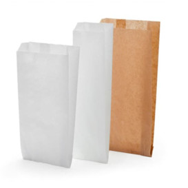 Saco de Papel Kraft 14+7x24 cm (1000 Unidades)