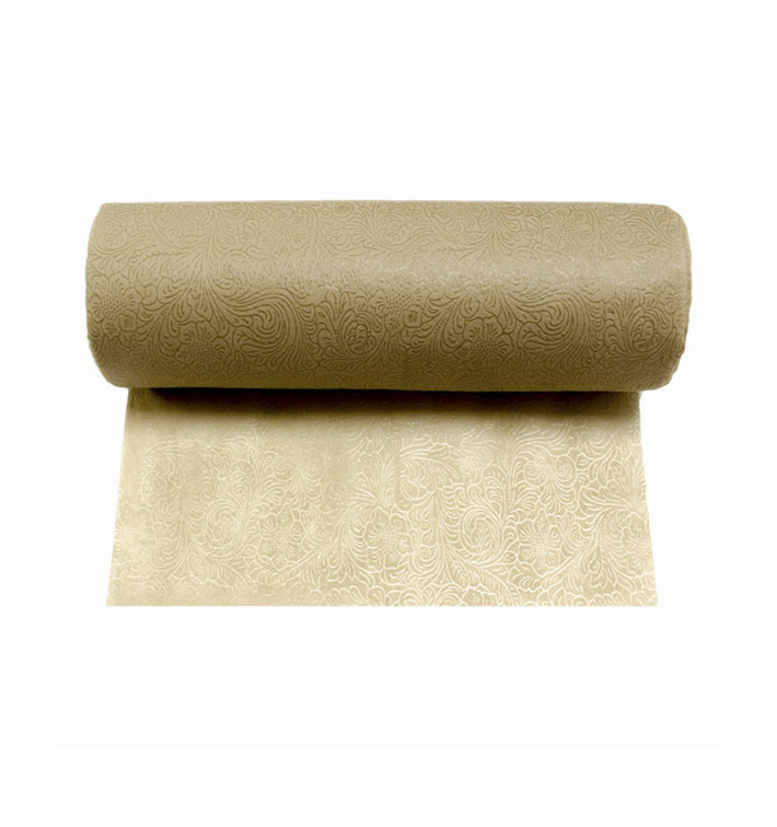 Toalha em Rolo Não Tecido PLUS Bege 1x50m (6 Uds) Toalha em Rolo Não Tecido PLUS Bege 1x50m (6 Uds)