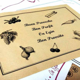 Toalhete Papel Mesa 30x40cm Rústico 40g (1.000 Uds)