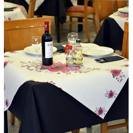 Toalha Papel Cortado Mesa 1,2x1,2m "Bouquet" 37g (300 Uds)