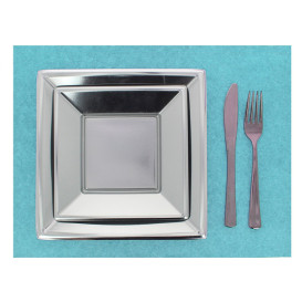 Toalhete Papel Mesa 30x40cm Turquesa 40g (1.000 Uds)