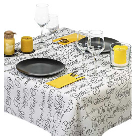 Toalha Não Tecido "Bom Proveito" 120x120cm (150 Uds)