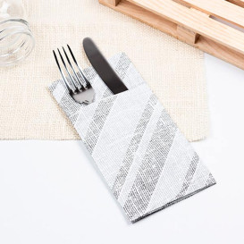 Guardanapos Kanguro Papel 40x40cm Barlovento Preto (960 Uds)