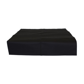 Toalha Papel Cortado Mesa Preto 120x120m 40g (300 Uds)