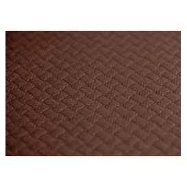 Toalha Papel Cortado Mesa Marrom 1,2x1,2 Metro 40g (300 Uds)