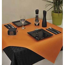 Toalha Papel Cortado Mesa Laranja 1,2x1,2 Metro 40g (300 Uds)