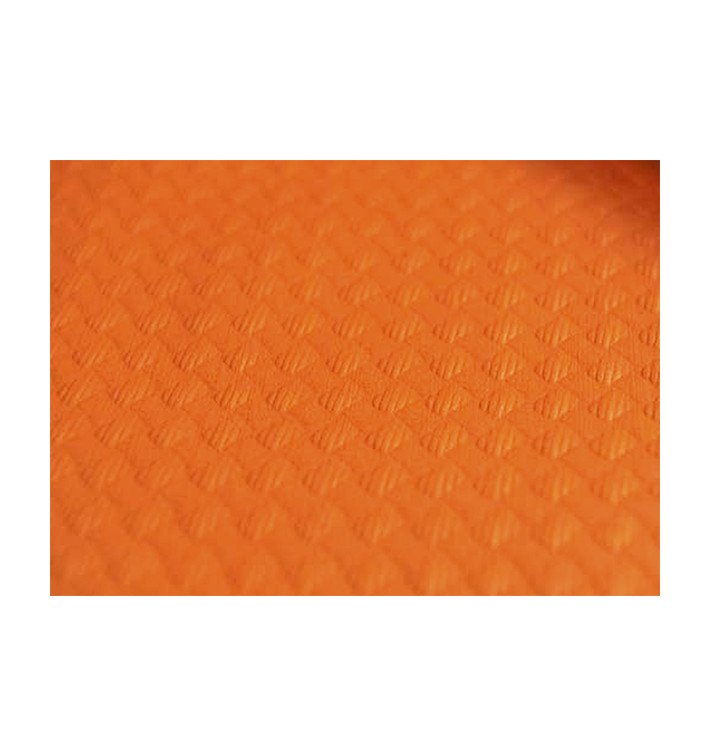 Toalha Papel Cortado Mesa Laranja 1,2x1,2 Metro 40g (300 Uds) Toalha Papel Cortado Mesa Laranja 1,2x1,2 Metro 40g (300 Uds)