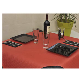 Toalha Papel Cortado Mesa Vermelho 1,2x1,2 Metro 40g (300 Uds)