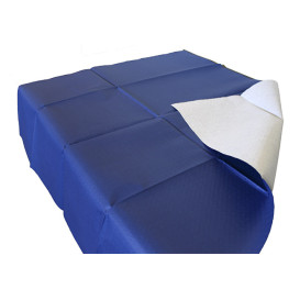 Toalha Papel Cortado Mesa Azul 1,2x1,2 Metro 40g (300 Uds)