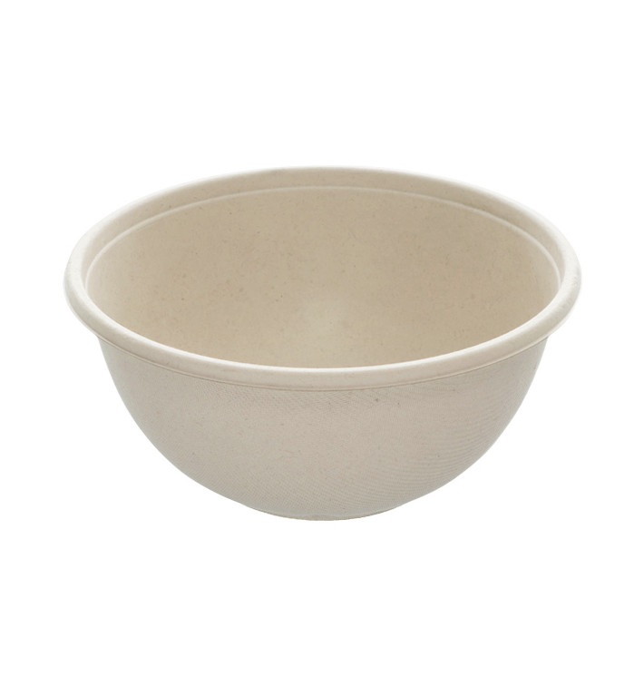 Tigela Cana-de-açúcar "Buddha" 1000ml Ø17x8cm (300 Uds) Tigela Cana-de-açúcar "Buddha" 1000ml Ø17x8cm (300 Uds)