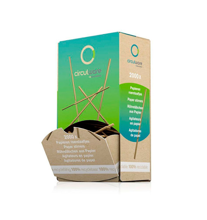 Paletina Café em Papel Natural 110mm (20000 Uds) Paletina Café em Papel Natural 110mm (20000 Uds)