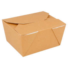 Caixa Cartão TakeAway Kraft 19,7x14x9cm 2880ml (160 Uds)