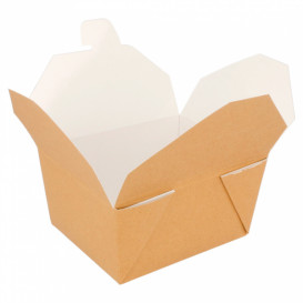 Caixa Cartão TakeAway Kraft 19,7x14x9cm 2880ml (160 Uds)