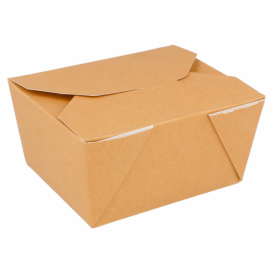 Caixa Cartão TakeAway Kraft 19,7x14x9cm 2880ml (40 Uds)