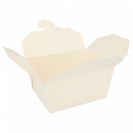 Caixa Cartão TakeAway Branco 19,7x14x9cm 2880ml (40 Uds)